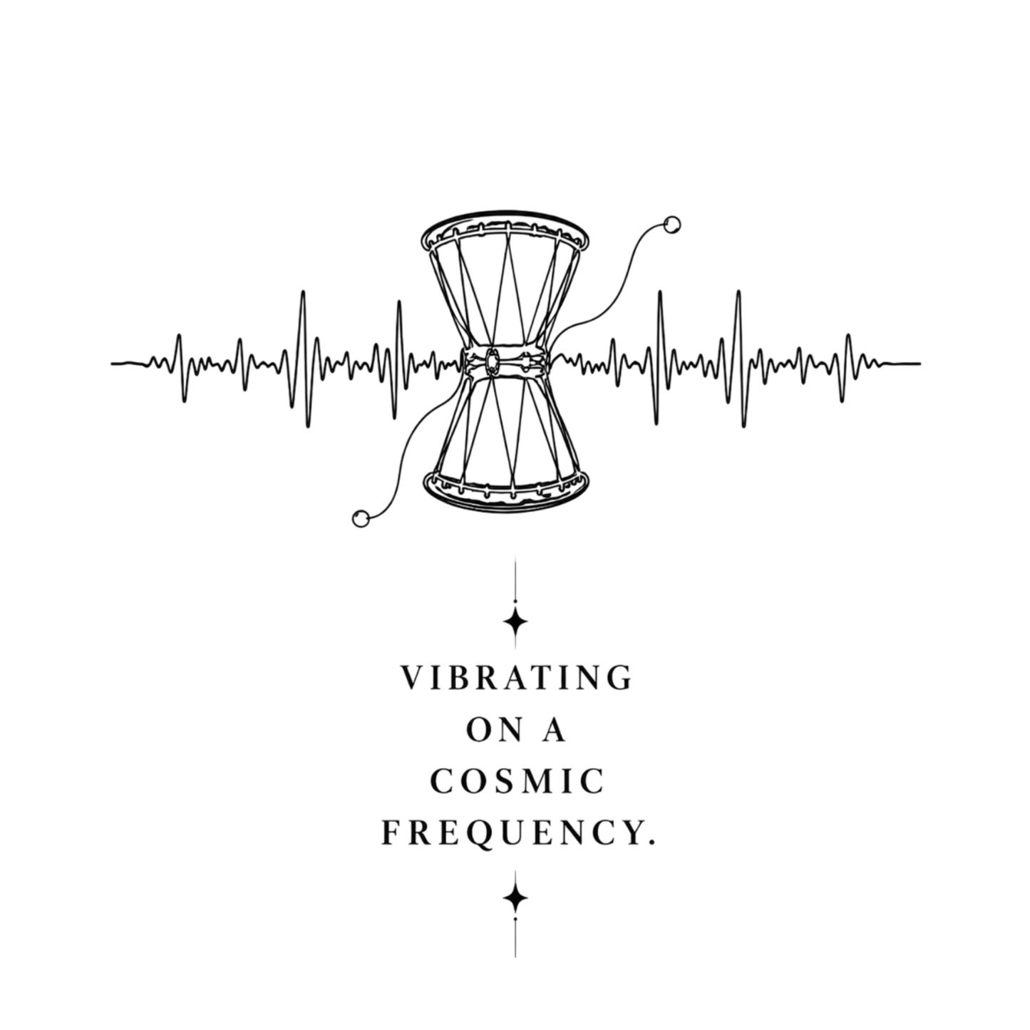 Cosmic Frequency Oversized T-Shirt | Female Oversized T-Shirt