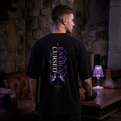 Energy Cursed - Shadow Warrior Premium Oversized Anime T-Shirt