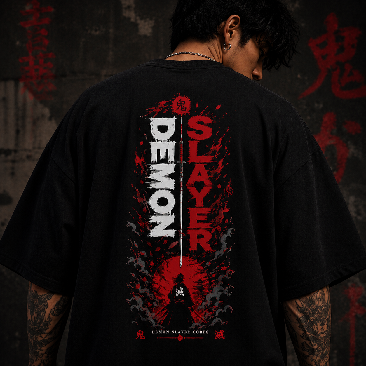 Demon Slayer Premium Oversized Anime T-Shirt