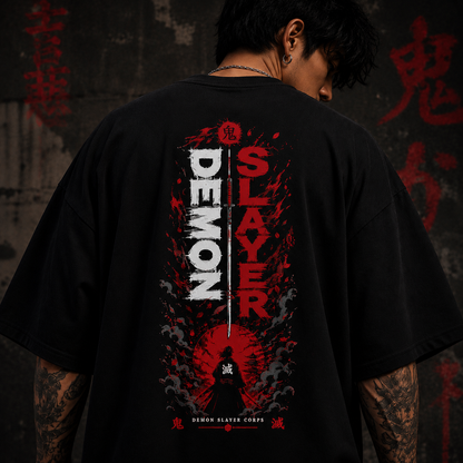 Demon Slayer Premium Oversized Anime T-Shirt