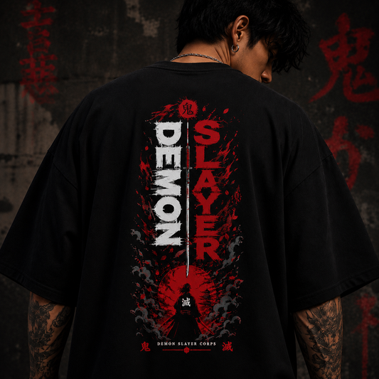Demon Slayer Premium Oversized Anime T-Shirt
