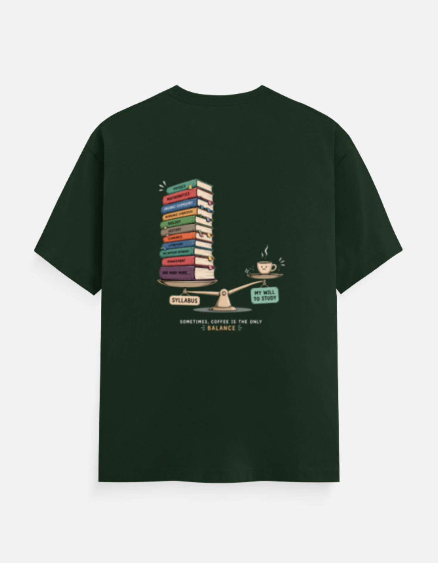 Funny Student Study Motivation - Black | Male Regular Fit T-Shirt | 180 GSM Cotton