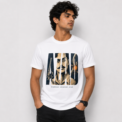 Chandra Shekhar Azad - Freedom Fighter - Patriotic Graphic Tee