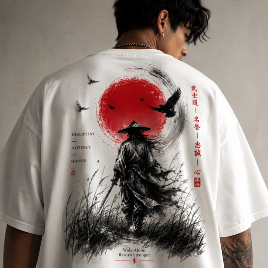 Ronin Samurai - Japanese Aesthetic Streetwear Unisex Oversized Tee