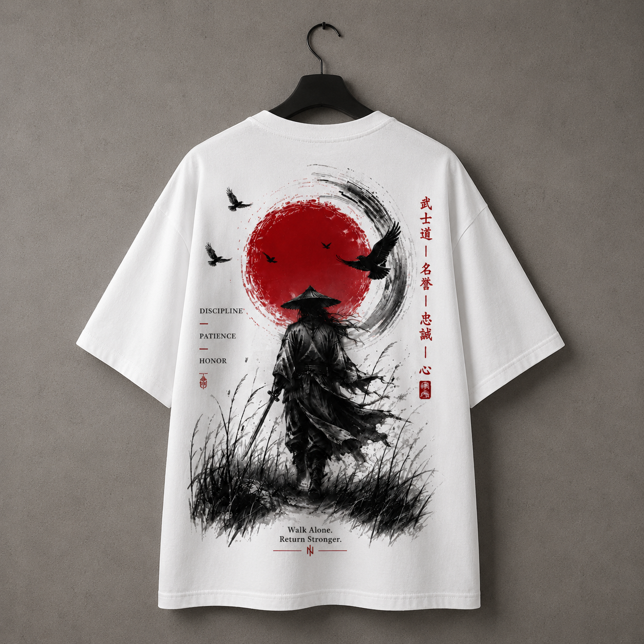 Ronin Samurai - Japanese Aesthetic Streetwear Unisex Oversized Tee