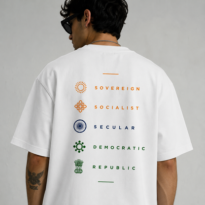 Preamble - The Constitution of India Premium Oversized Tee