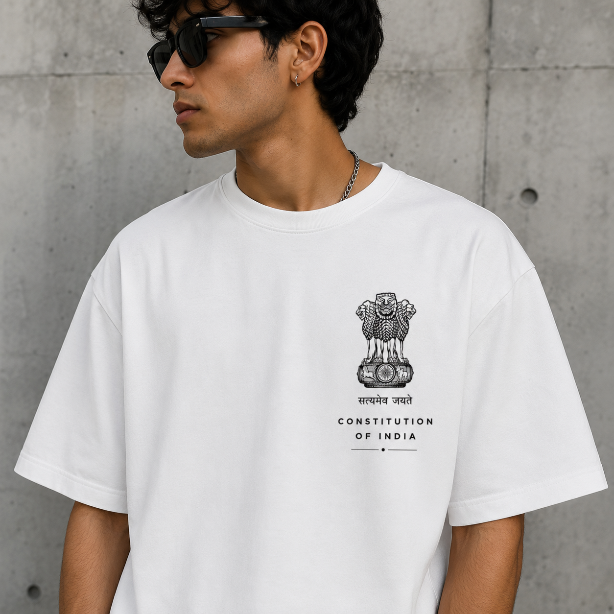 Preamble - The Constitution of India Premium Oversized Tee