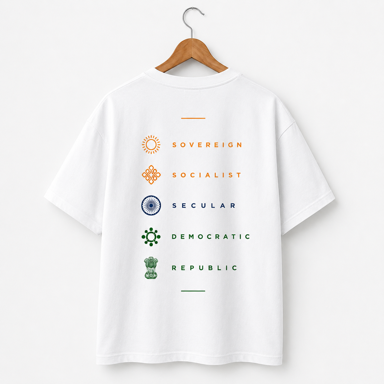 Preamble - The Constitution of India Premium Oversized Tee
