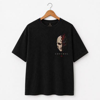 Master Your Own Mind - Japanese Oni Mask Oversized Tee