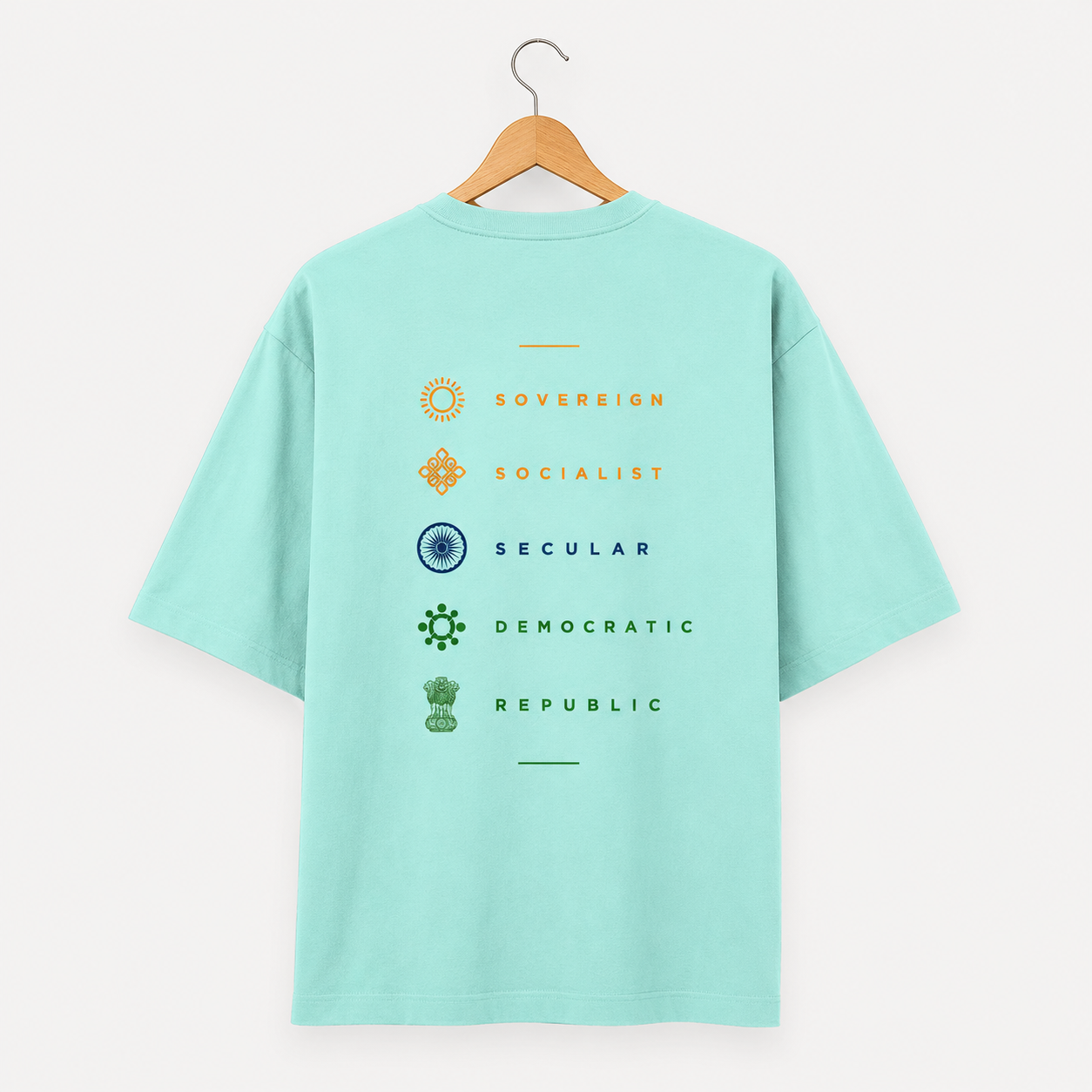 Preamble - The Constitution of India Premium Oversized Tee