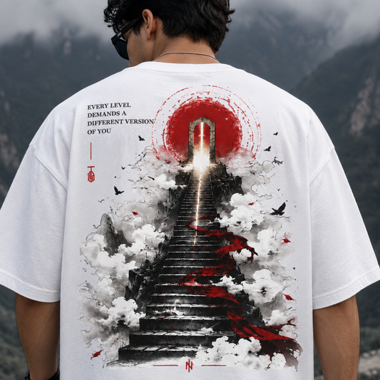 Ascend - Anime  Aesthetic Streetwear Unisex Oversized Tee