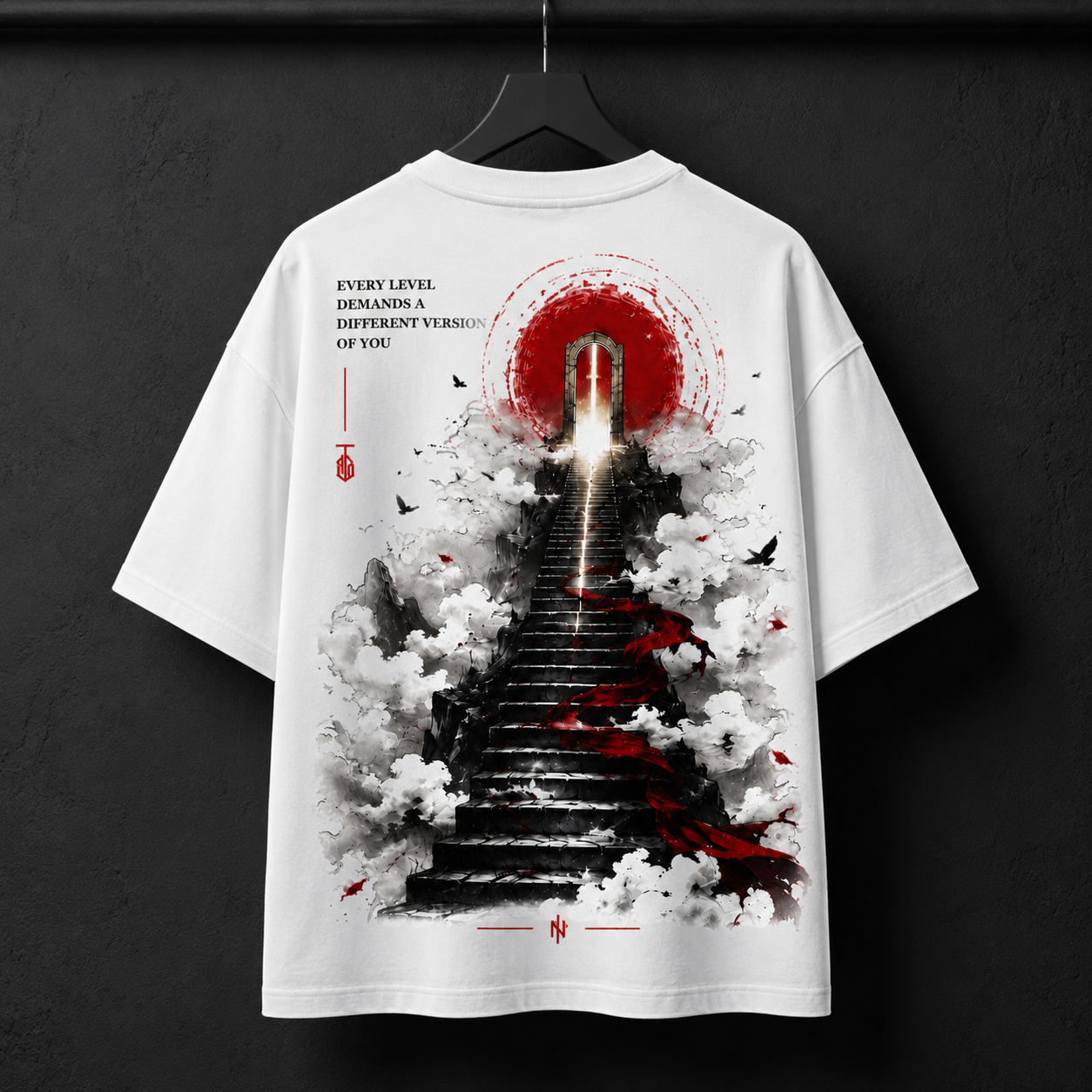 Ascend - Anime  Aesthetic Streetwear Unisex Oversized Tee