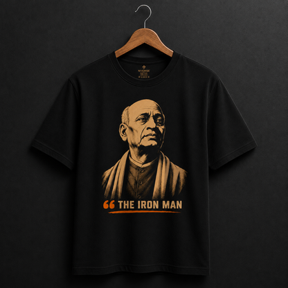 Sardar Vallabhbhai Patel  - Patriotic Graphic Tee - Regular Fit