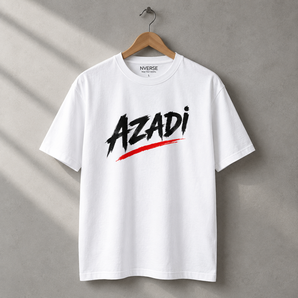Azadi Graphic T-Shirt – Freedom Inspired Regular Fit Cotton Tee