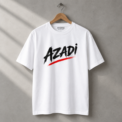 Azadi Graphic T-Shirt – Freedom Inspired Regular Fit Cotton Tee