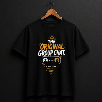 The Original Group Chat - Funny Sibling Graphic Tee | Perfect Rakhi Gift