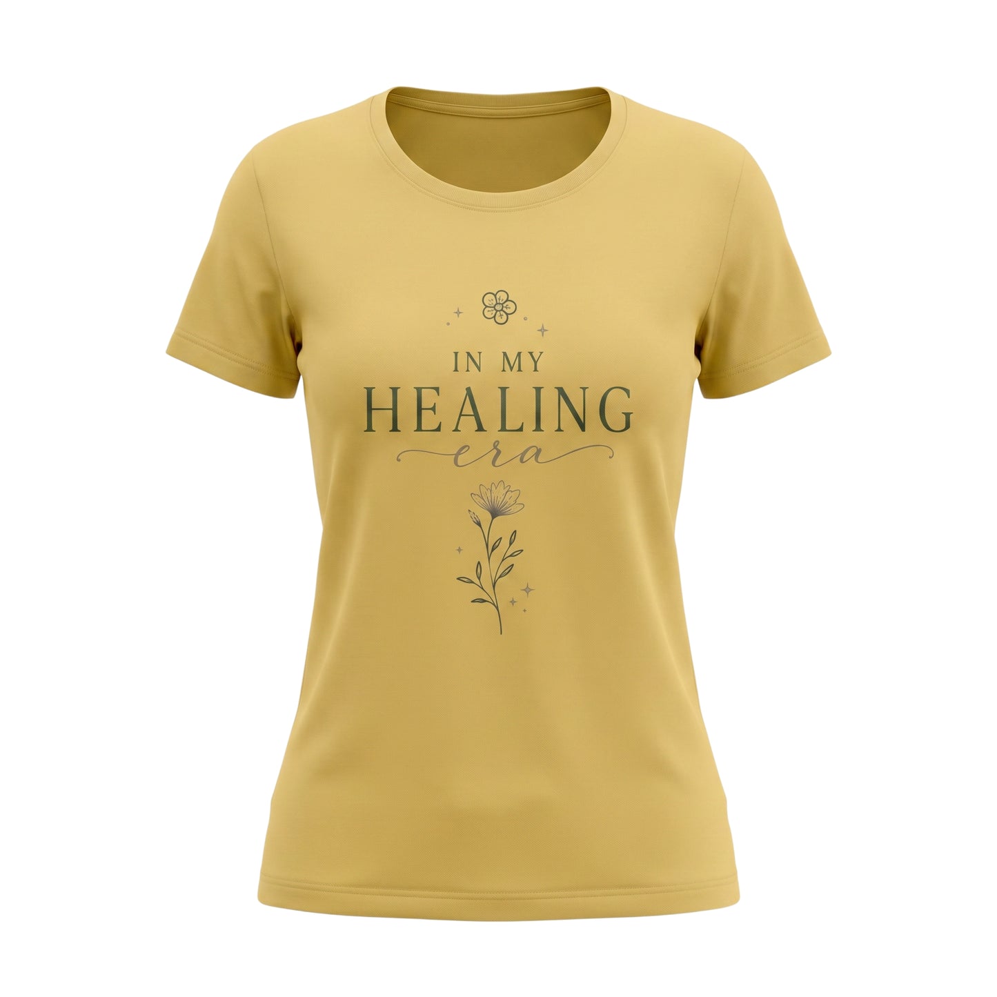 In My Healing Era - Minimal Self Love | Female Regular Fit T-Shirt