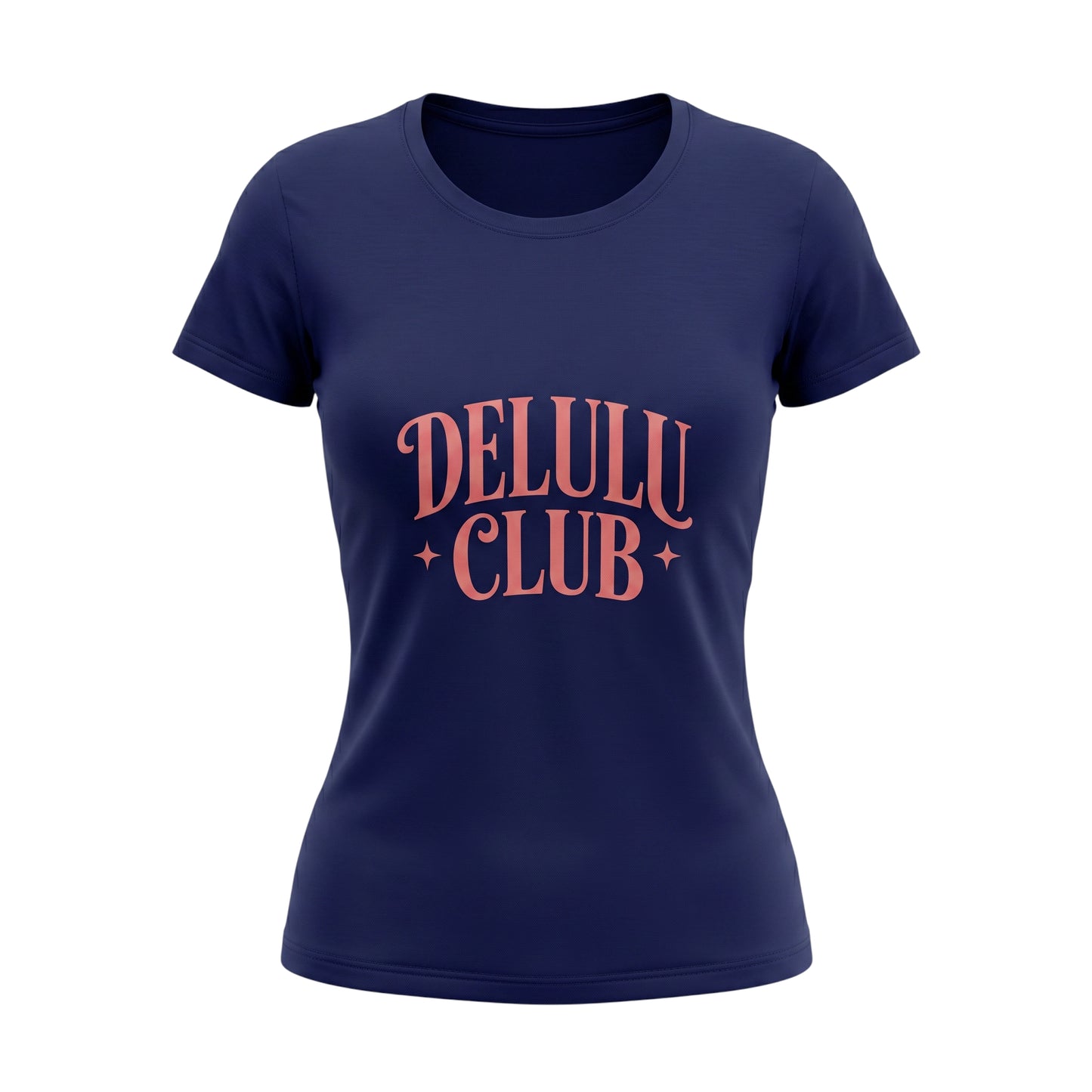 Delulu Club Women's Cotton T-Shirt | Trendy Gen Z  | Female Regular Fit T-Shirt