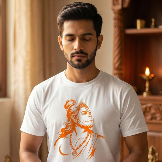 Lord Hanuman - Jai Shri Ram Artwork Male Regular Fit