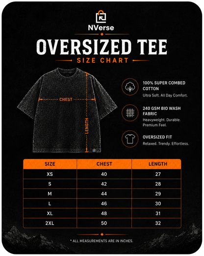 Master Your Own Mind - Japanese Oni Mask Oversized Tee