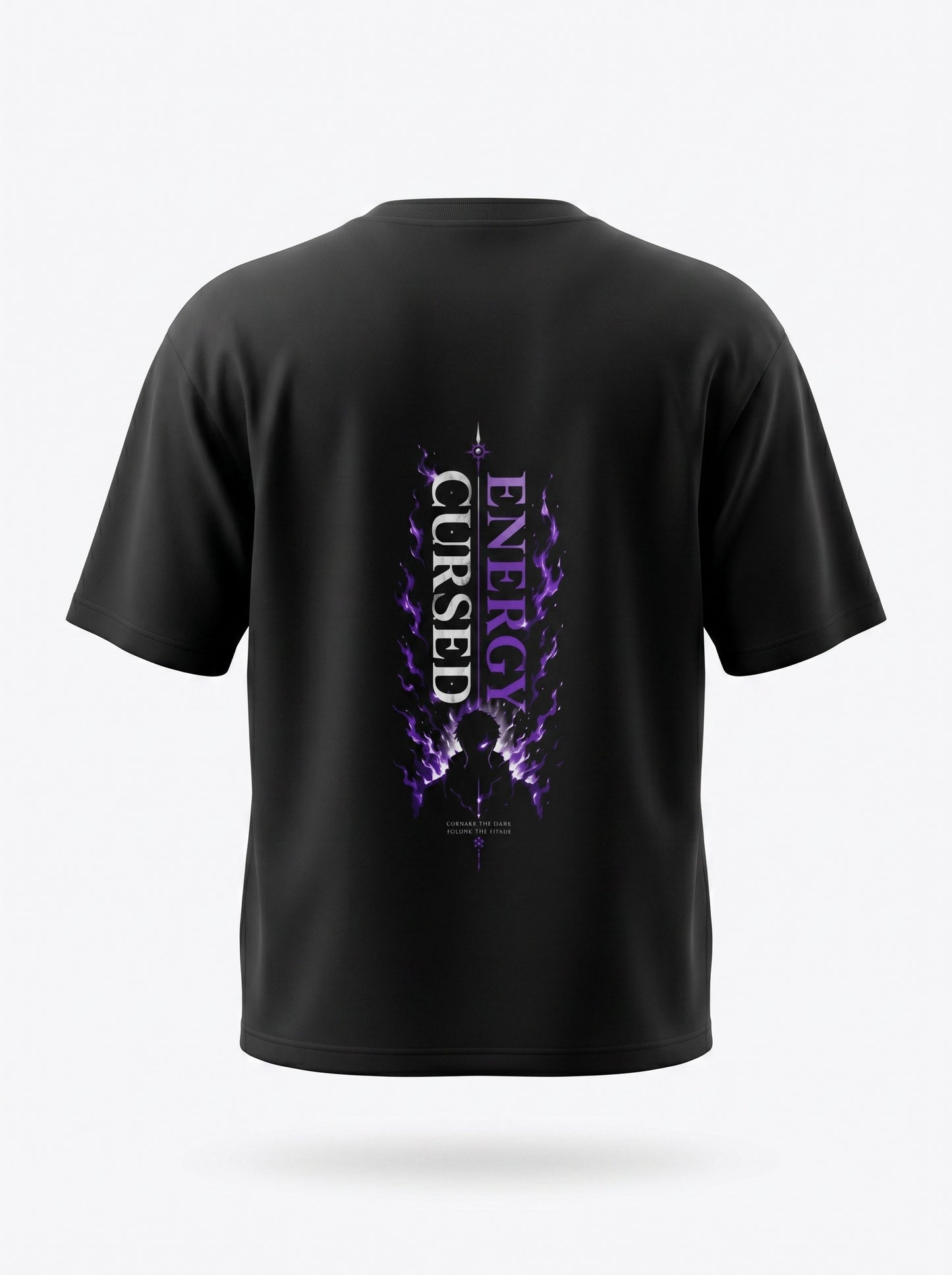 Energy Cursed - Shadow Warrior Premium Oversized Anime T-Shirt