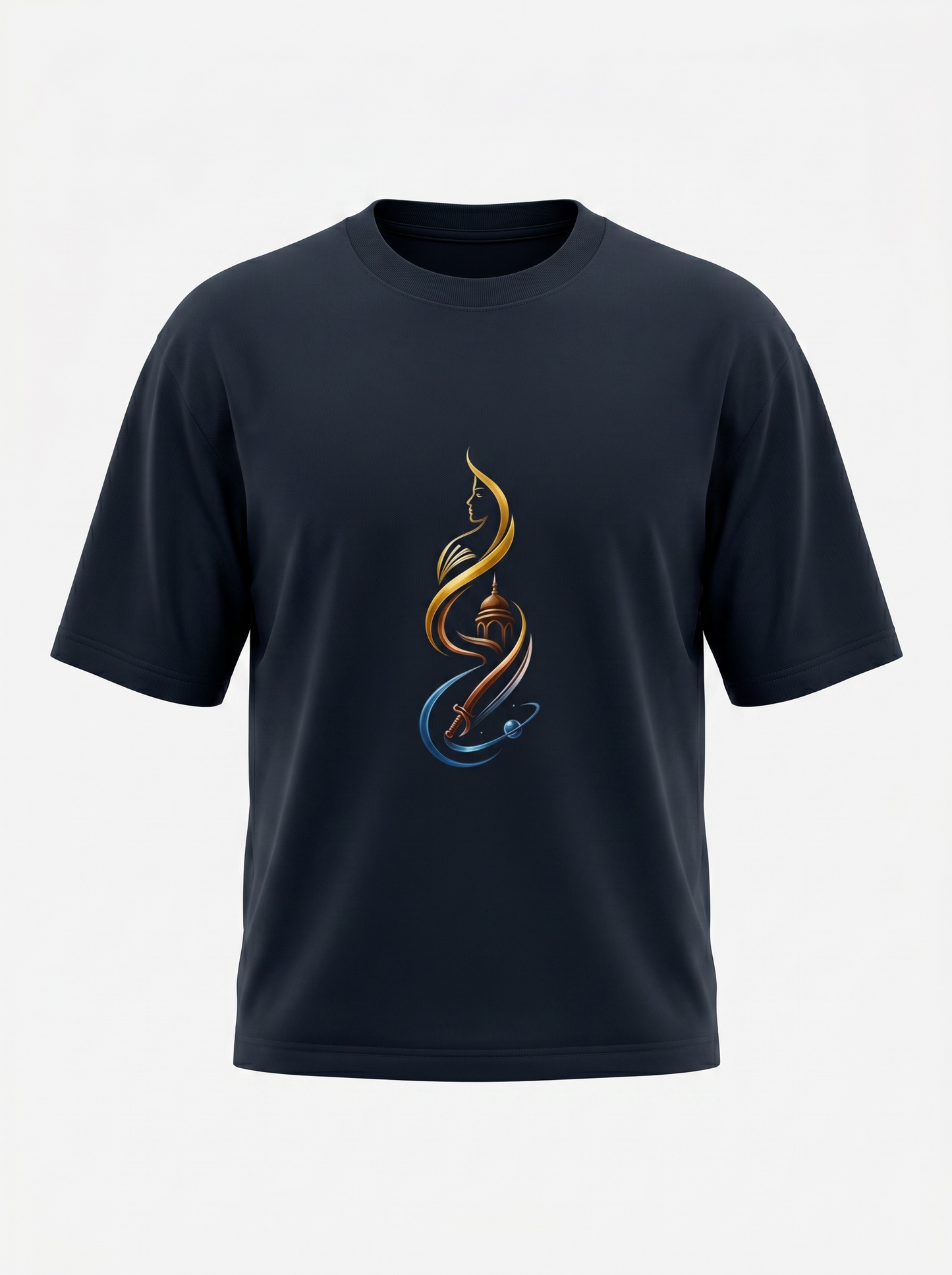 Legacy Runs Deep Inspirational Indian Icons  | Female Oversized T-Shirt | 240 GSM Cotton