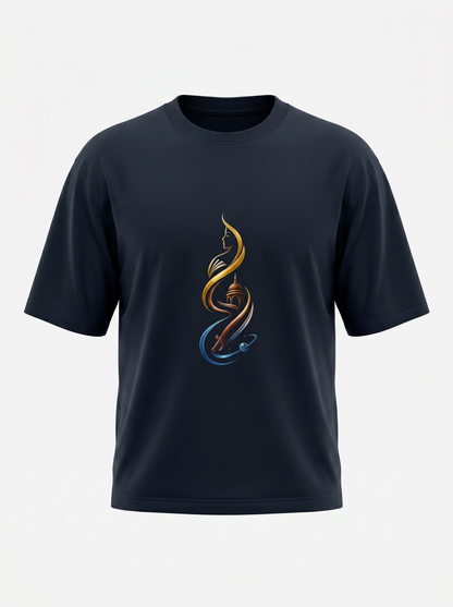 Legacy Runs Deep Inspirational Indian Icons  | Female Oversized T-Shirt | 240 GSM Cotton