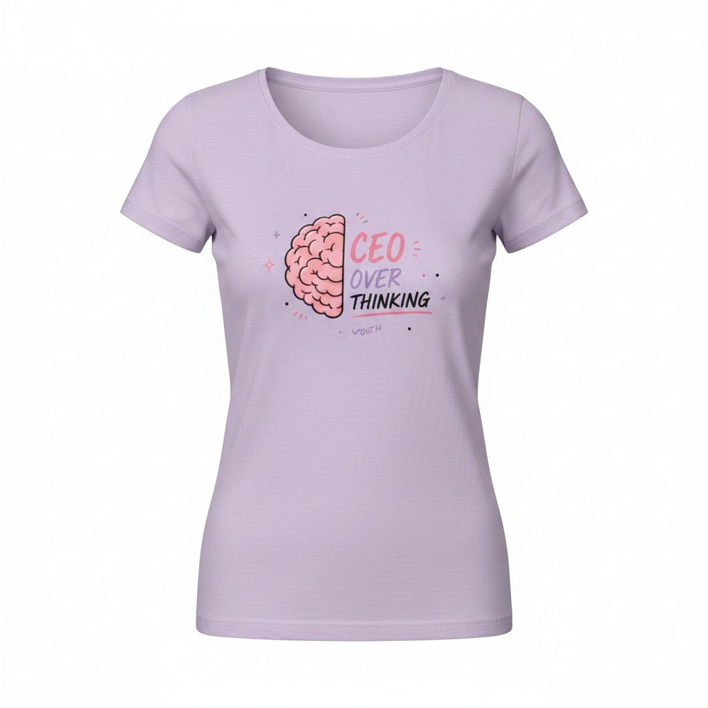 CEO of Overthinking - Funny Mental Health | Female Regular Fit T-Shirt