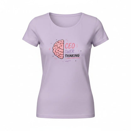 CEO of Overthinking - Funny Mental Health | Female Regular Fit T-Shirt