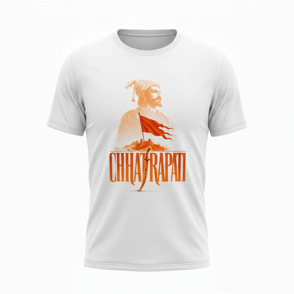 Shivaji Maharaj – Swarajya Bhagwa Flag Male Regular Fit