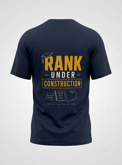 Rank Under Construction | Female Regular Fit T-Shirt | 180 GSM Cotton