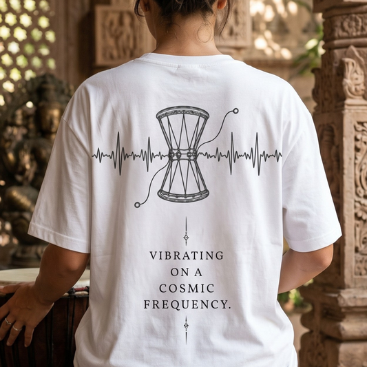 Cosmic Frequency Oversized T-Shirt | Female Oversized T-Shirt