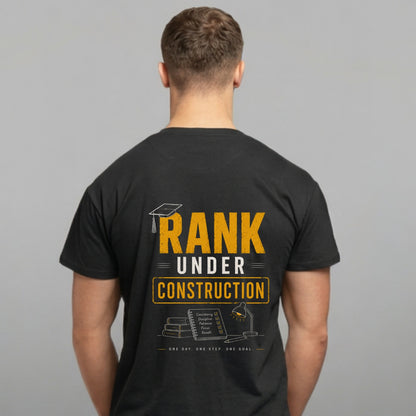 Rank Under Construction | Unisex Oversized T-Shirt | 240 GSM Cotton